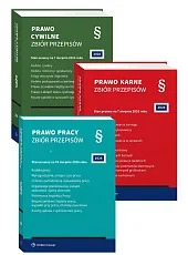 Seria z Paragrafem - PAKIET - Prawo cywilne, karne i pracy. Zbiory przepisów 2026